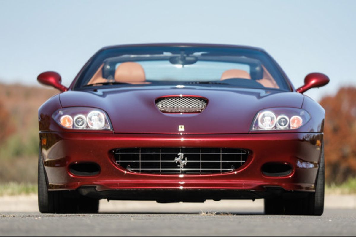 2005 Ferrari 575 Superamerica on offer at Goodings Scottsdale Auction